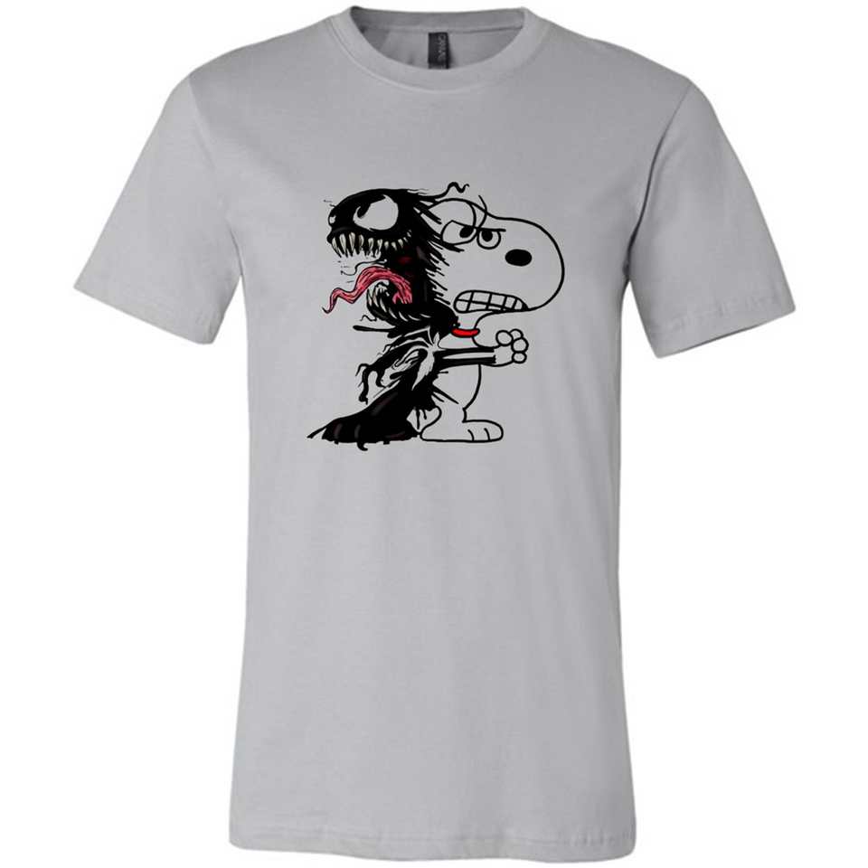 Venom Snoopy MERCHCUTE - Canvas Unisex T-Shirt