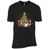 The Beatles chibi Christmas - Premium Short Sleeve T-Shirt