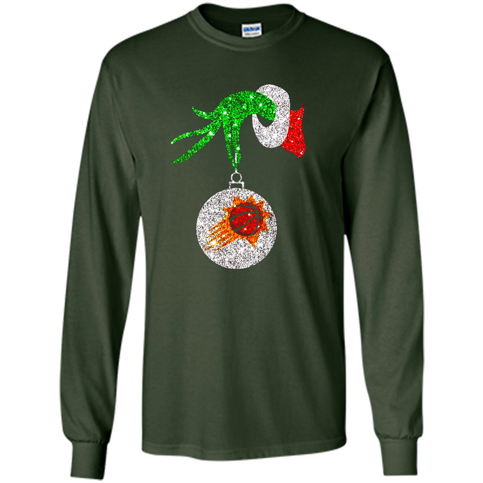 Amazing Phoenix Sun Glitter Grinch Monogram Ornament Christmas Gift - Long Sleeve T-Shirt