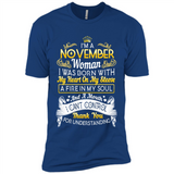 I'm A November Woman-Queen November - Premium Short Sleeve T-Shirt