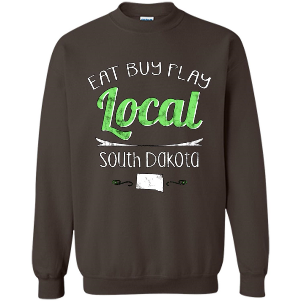 Eat Buy Play Local South Dakota Distressed PING PONG