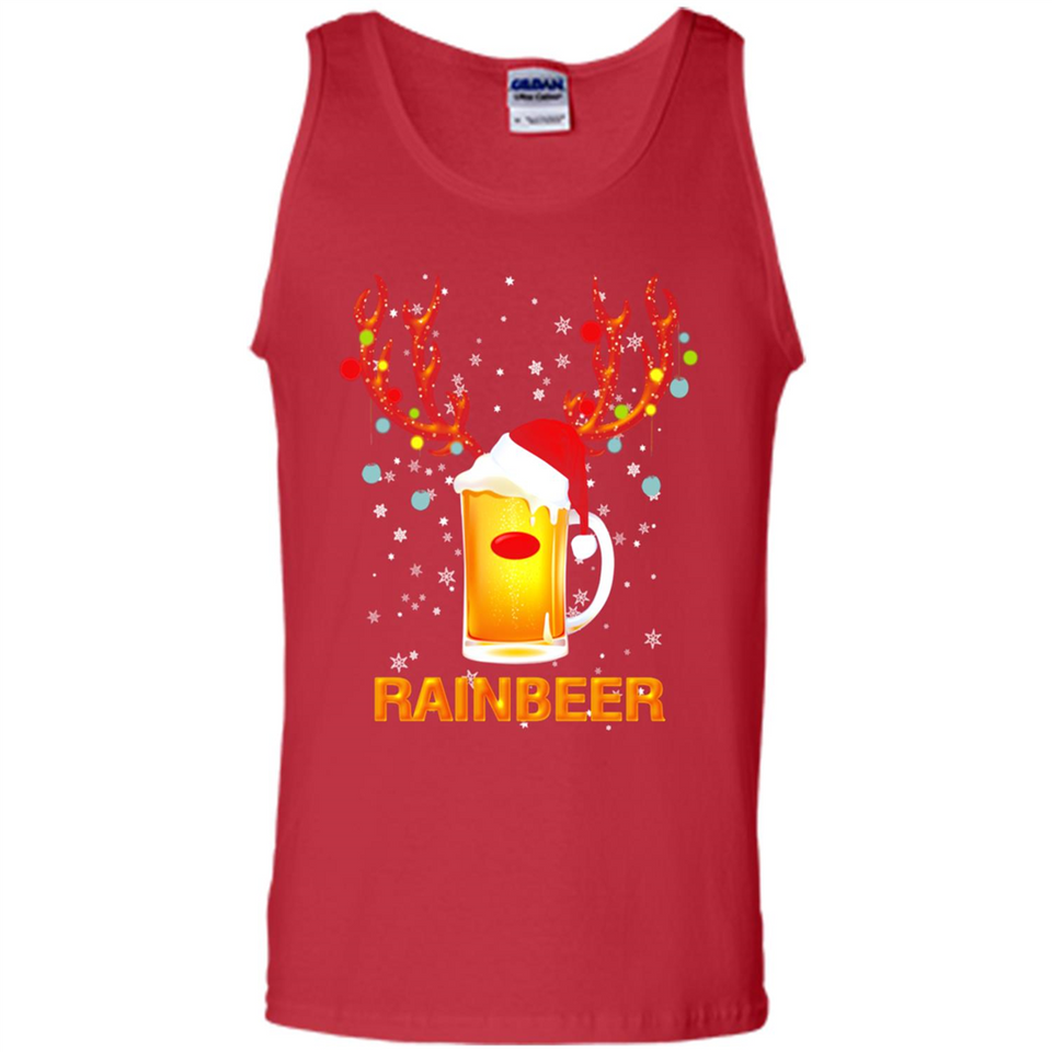 Rainbeer Funny Reindeer Beer Lover