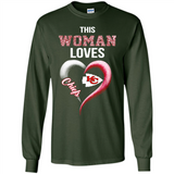 This Woman love Chiefs NFL football team - Long Sleeve T-Shirt