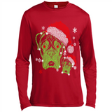 Boxer Dog diamond Christmas - Canvas Long Sleeve T-Shirt