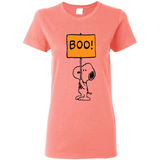 Halloween Snoopy Boo - Ladies Short-Sleeve
