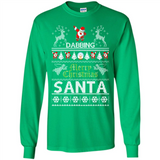 Dabbing Santa Ugly Christmas - Long Sleeve T-Shirt