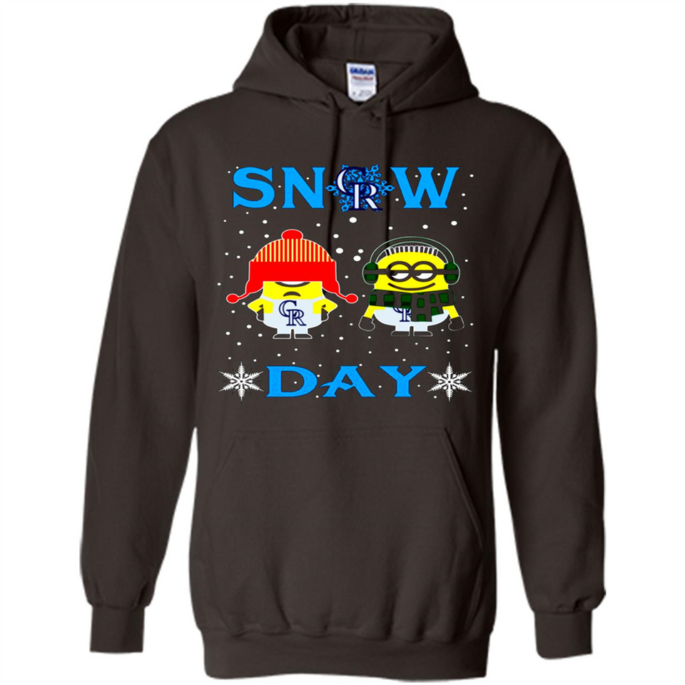 Snow Day Shirt For Colorado Rockies Vs Minion Fans pingpong