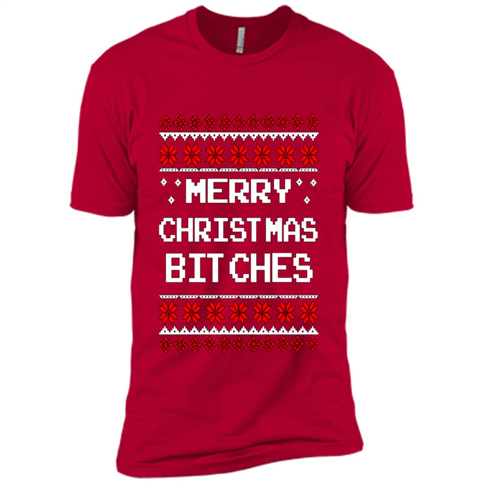 Merry Christmas Bitches ugly sweatshirt PINGPONG