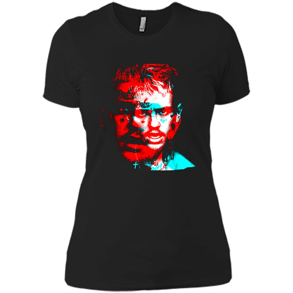 Lil Peep Rapper Fan Wear Shirt Ladies' Boyfriend Shirt - Ladies' Boyfriend T-Shirt
