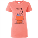 Snoopy Word - Ladies Short-Sleeve