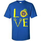 Hair Stylist Love Sunflower Scissors PING PONG