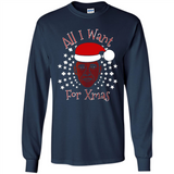 Obama All I Want For Xmas T Shirt PINGPONG - Long Sleeve T-Shirt