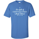 Christmas Tshirt for Women - Christmas Wine