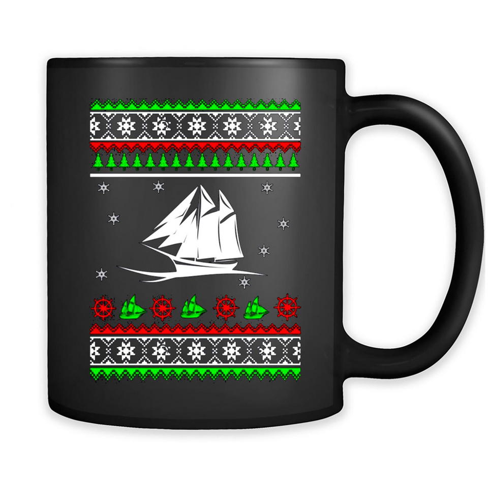Nautical Anchor Ugly Christmas sweater PINGPONG