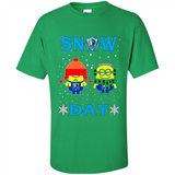 Snow Day Shirt For Dallas Mavericks Vs Minion Fans pingpong