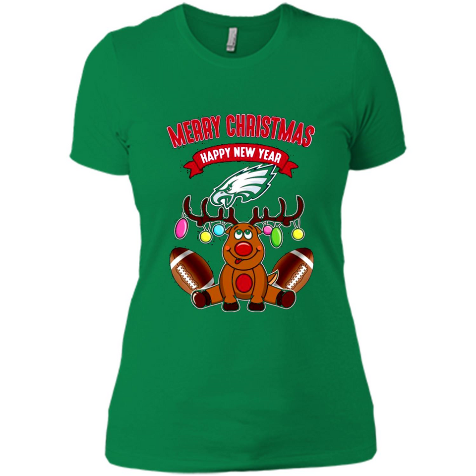 Philadelphia Eagles NFL Reindeer Funny Merry Christmas And Happy New Year