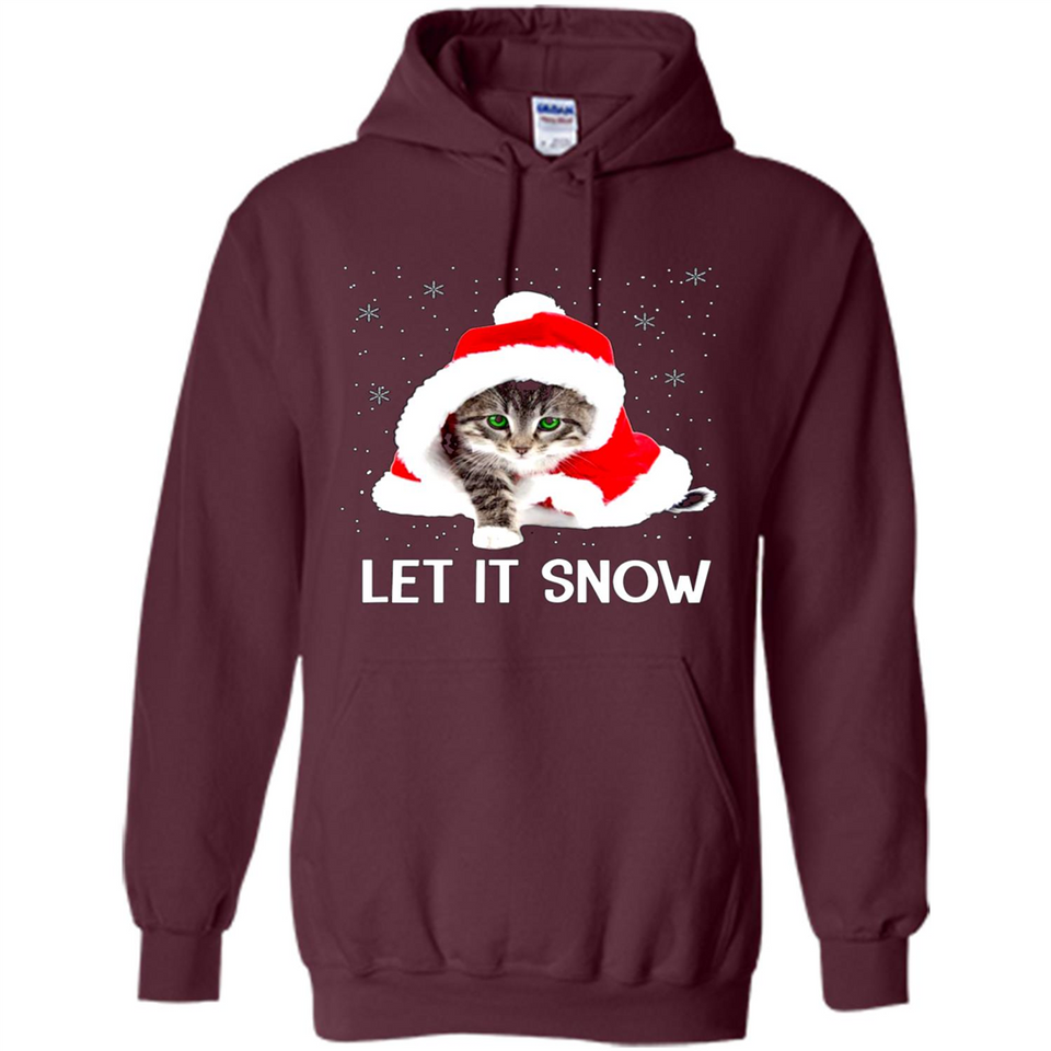 Let It Snow Cat Christmas sweater PINGPONG