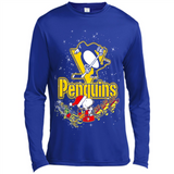 Snoopy Christmas Pittsburgh Penguins - Canvas Long Sleeve T-Shirt