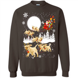 Christmas Santa Golden Retriever Sleigh For Labrador Retriever