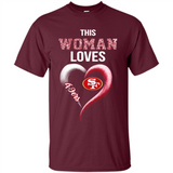 This Woman love 49ers NFL football team - Shirt