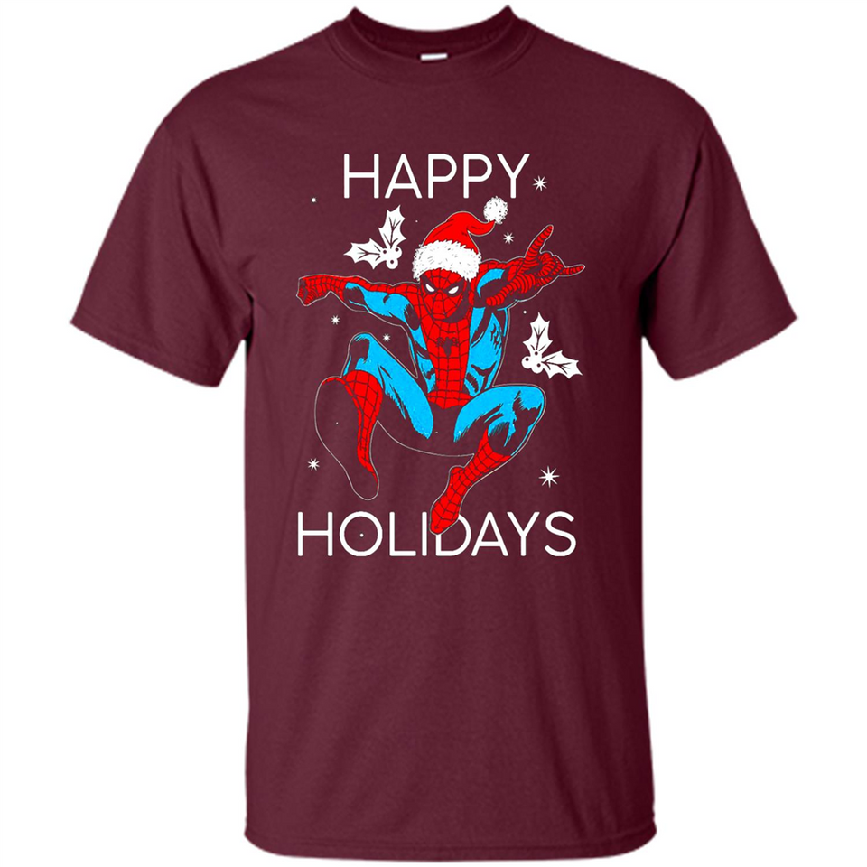 Marvel Spider Man Happy Holidays Santa Christmas Mug PINGPONG - Shirt