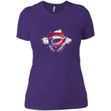 Carolina Hurricanes And Superman Fans - Ladies' Boyfriend T-Shirt