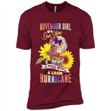November Girls Sunflower - Premium Short Sleeve T-Shirt