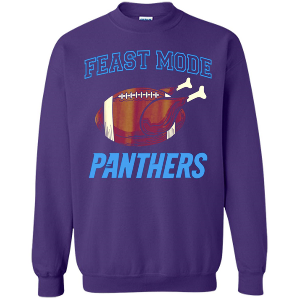 Feast Mode Panthers Shirt - Carolina Turkey Thanksgiving