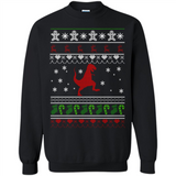 Dinosaur and Santa Ugly Christmas Sweater - Sweatshirt