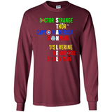 RIP Stan Lee Doctor Strange Thor Caption America Iron Man Shirt PINGPONG - Long Sleeve T-Shirt