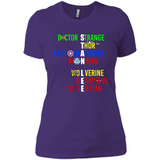 RIP Stan Lee Doctor Strange Thor Caption America Iron Man Shirt PINGPONG - Ladies' Boyfriend T-Shirt