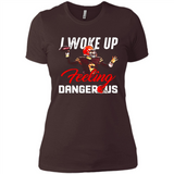 I woke up feeling dangerous - Ladies' Boyfriend T-Shirt