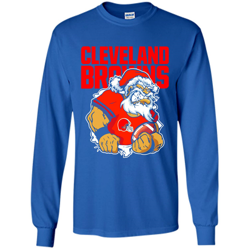 Grumpy Santa Claus Cleveland Browns Football Team PINGPONG