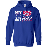 Ohio State Buckeyes Football My Heart is on that Field - Hoodie