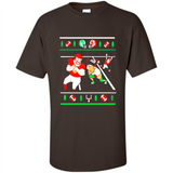 Santa vs Deer Football Ugly Christmas PINGPONG
