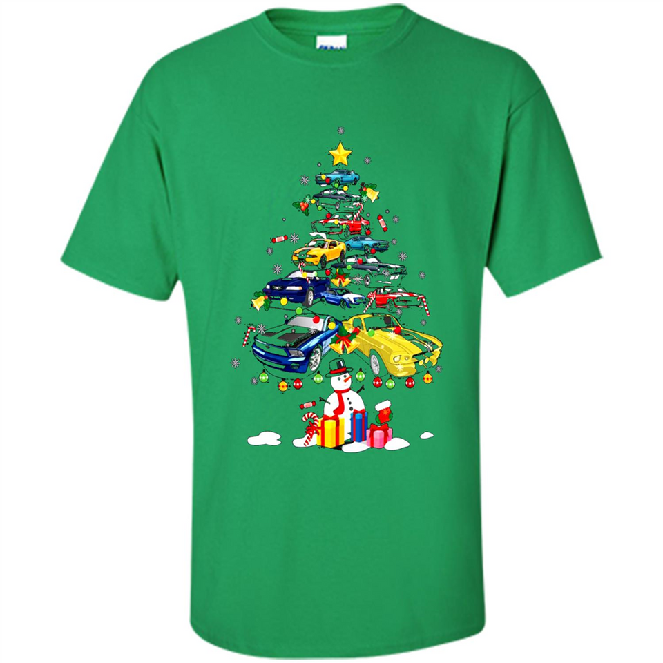 Mustang Tree Christmas Sweatshirt PINGPONG