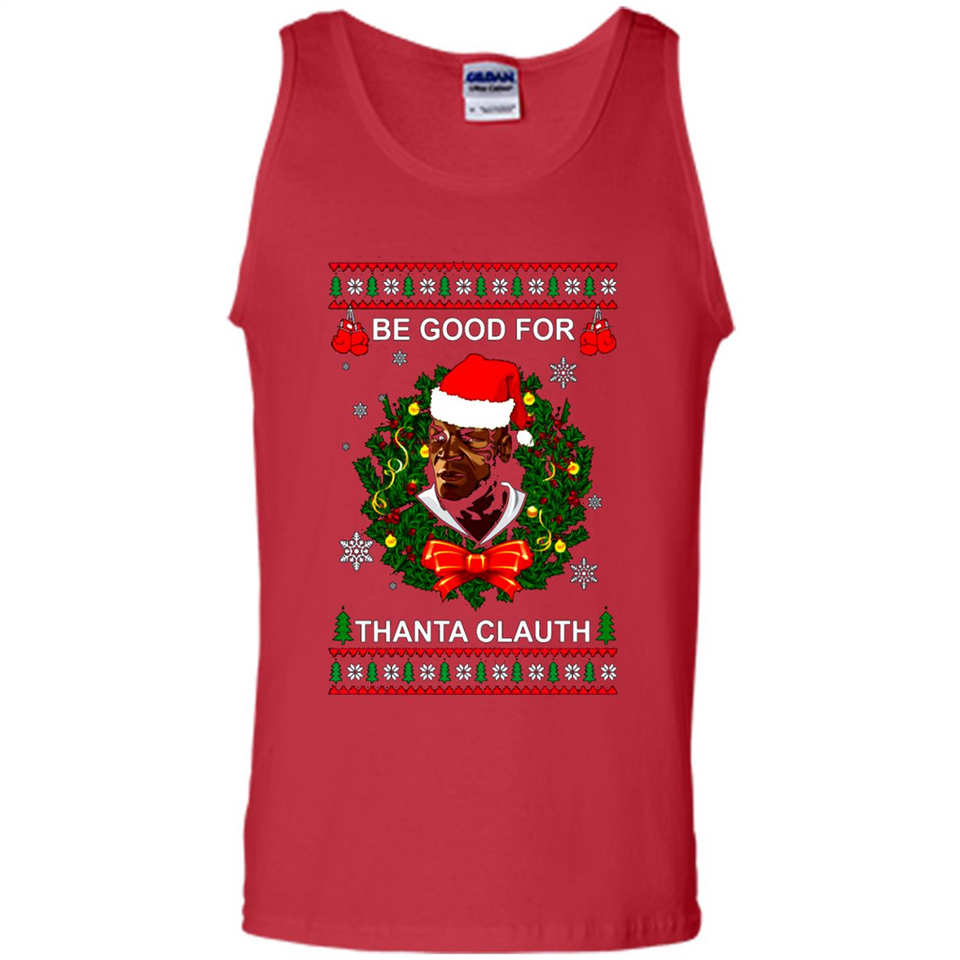 Mike Tyson Thanta Clauth Santa Claus Christmas sweater PINGPONG