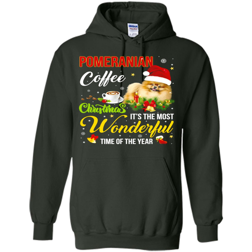 Pomeranian Coffee Wonderful Christmas