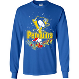 Snoopy Christmas Pittsburgh Penguins - Long Sleeve T-Shirt