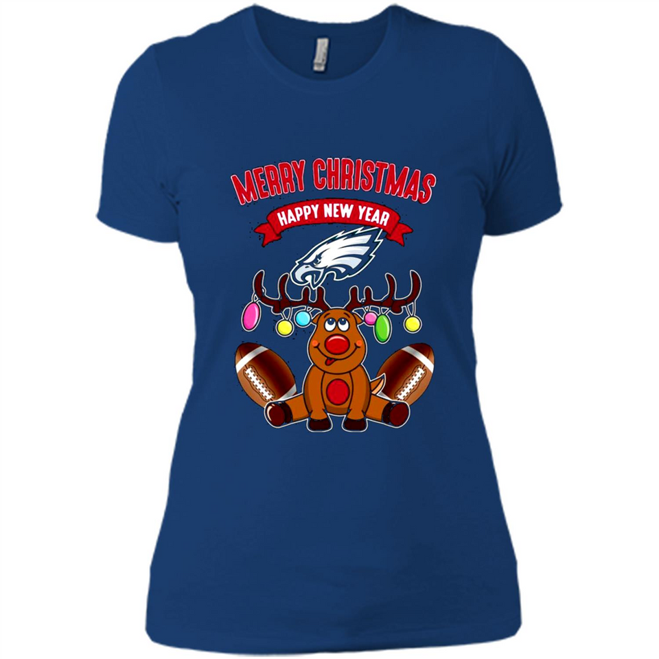 Philadelphia Eagles NFL Reindeer Funny Merry Christmas And Happy New Year