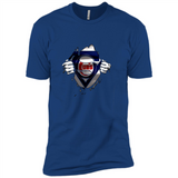 Chicago Cubs And Superman Fans - Premium Short Sleeve T-Shirt