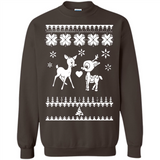 Rudolph and Clarice Ugly Christmas Sweater - Sweatshirt