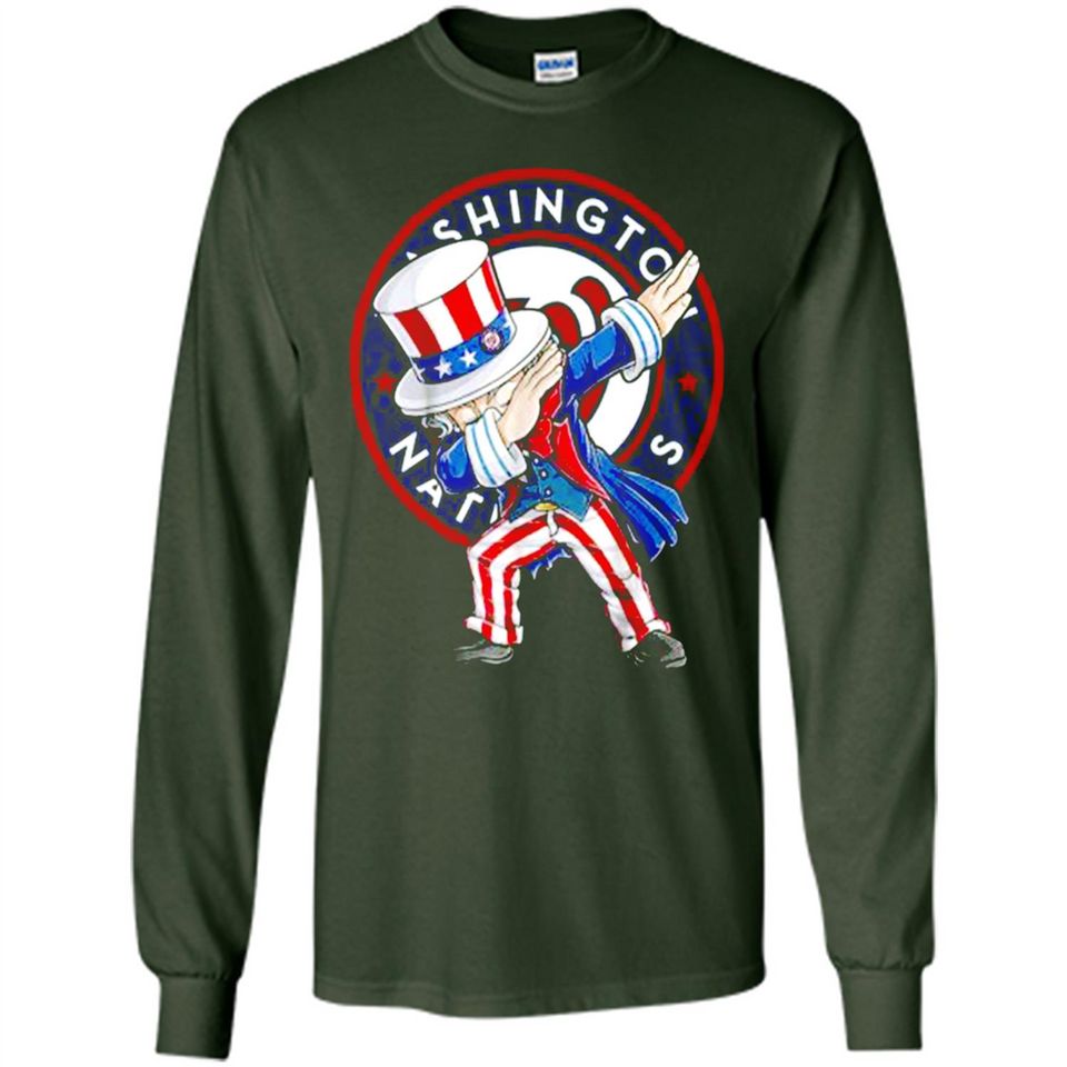 MLB WASHINGTON NATIONALS UNCLE SAM DABBING INDEPENDENCE DAY