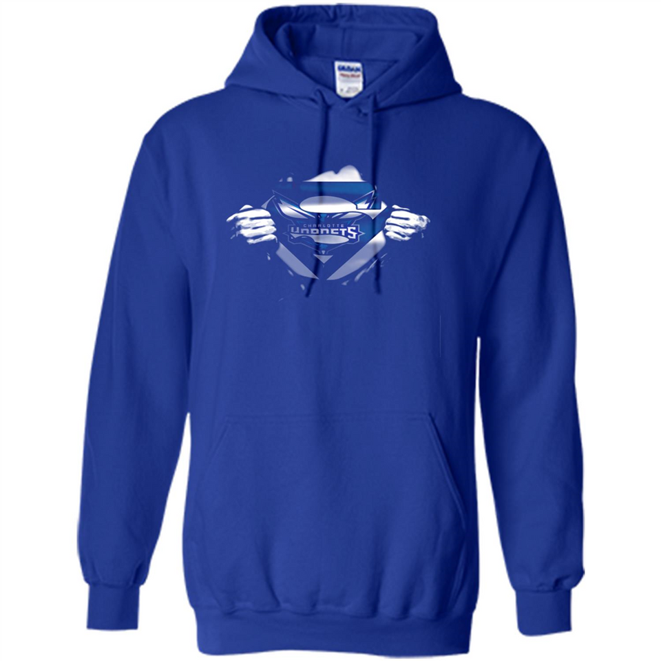 Charlotte Hornets And Superman Fans - Hoodie