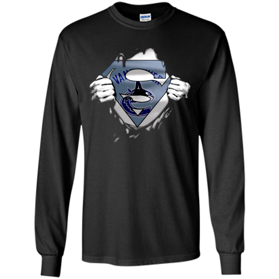 Vancouver Canucks And Superman Fans - Long Sleeve T-Shirt