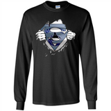 Vancouver Canucks And Superman Fans - Long Sleeve T-Shirt