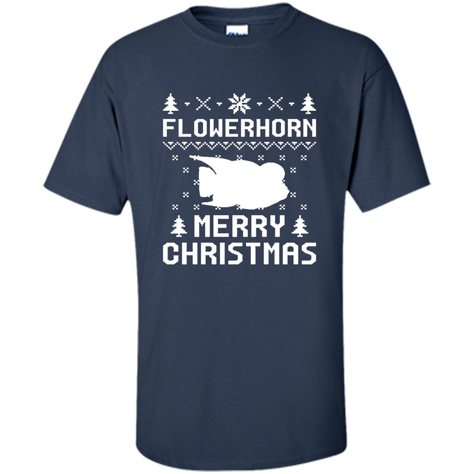 Flowerhorn Christmas T-shirt, Ugly Christmas Sweater - Shirt