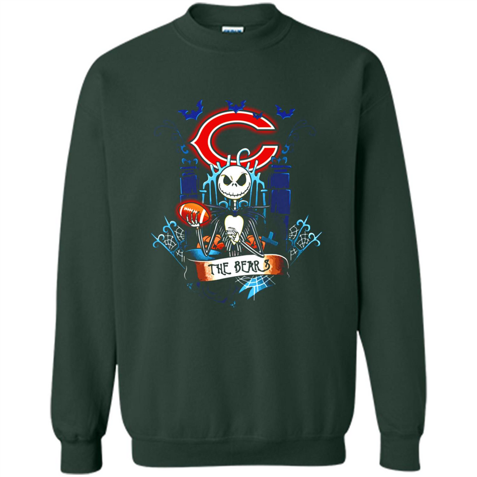 Chicago Bears Halloween The Nightmare Before Christmas - Sweatshirt