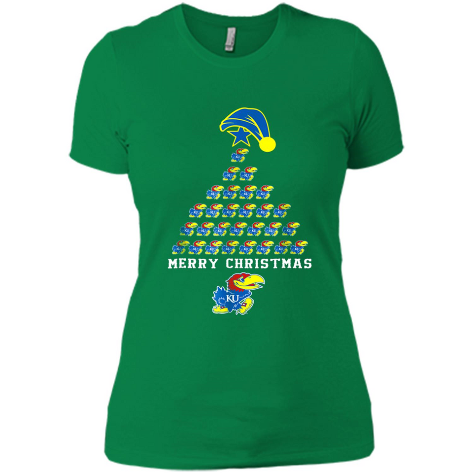 Perfect Kansas Jayhawks Christmas Tree PINGPONG