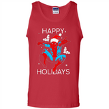 Marvel Spider Man Happy Holidays Santa Christmas Mug PINGPONG - Tank Top
